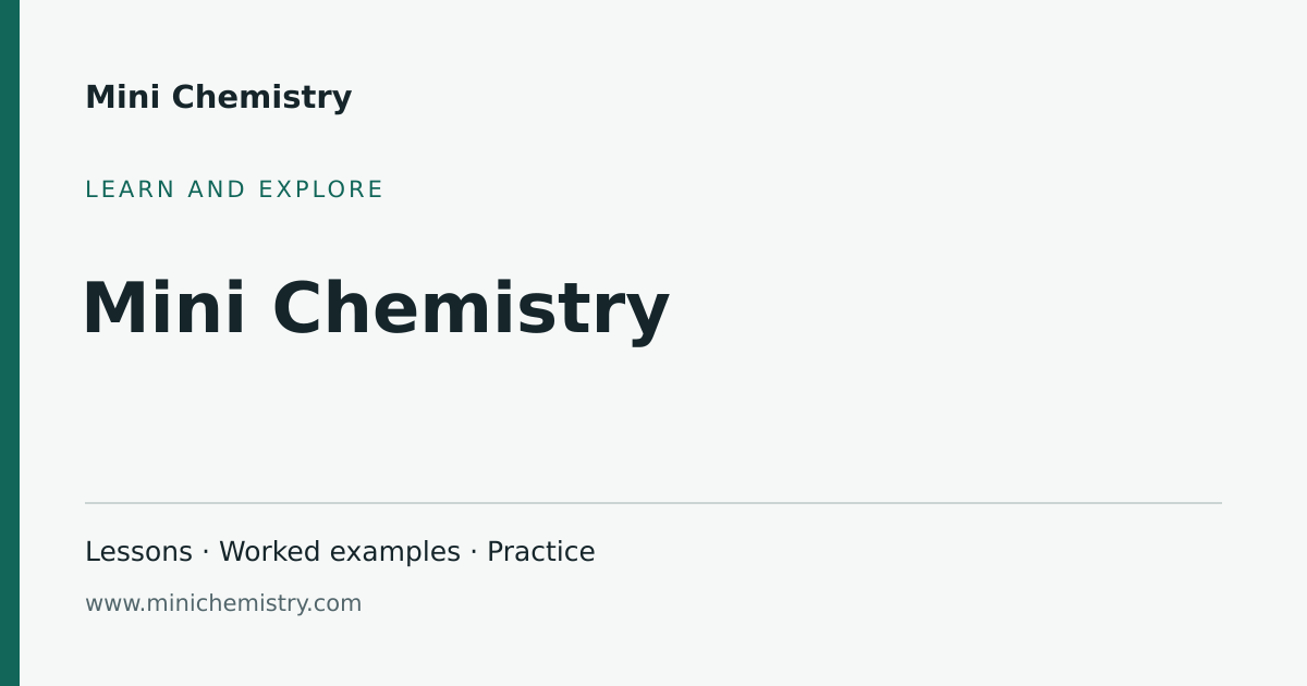Mini Acids Structured Practice: Acids, Bases & Salts | K324 / 6092 | Mini Chemistry